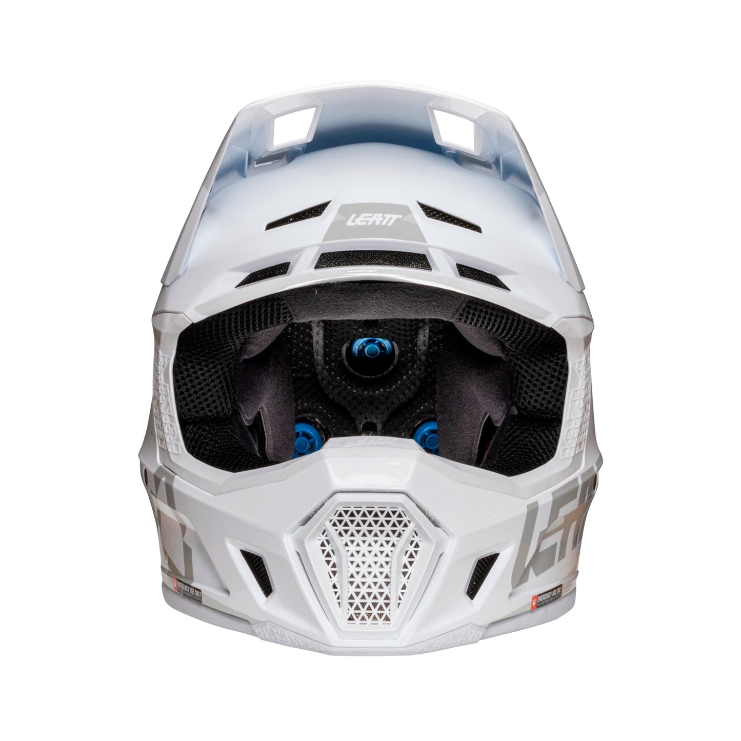 Leatt Moto 7.5 V25 Helmet with Goggles White Size M