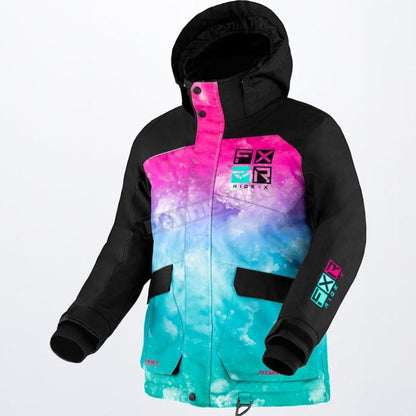 FXR Kicker Jacket Children's Minty Fresh Size 6