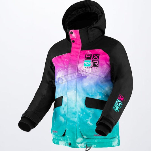 FXR Kicker Jacket Children's Minty Fresh Size 6