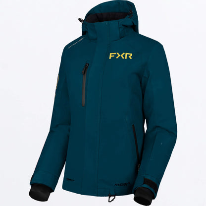 FXR Fresh Jacket Women's Dark Steel and Sundial Size 6