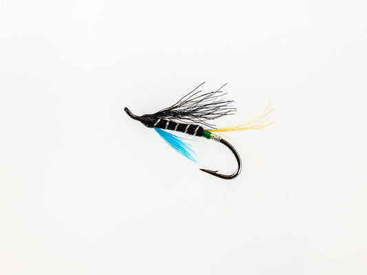 Wet Fly Blue Charm Green Butt #6