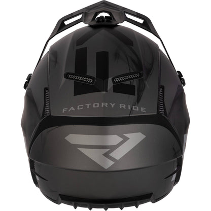 FXR Clutch Smoke Helmet Silver Size XS