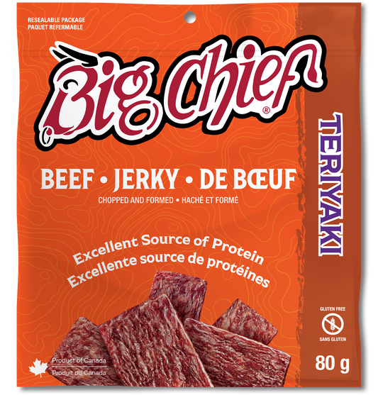 Big Chief 415 Teriyaki Beef Jerky 80ga