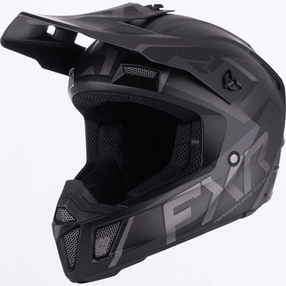 FXR Clutch EVO Helmet Youths' Black Ops Youths' Size L