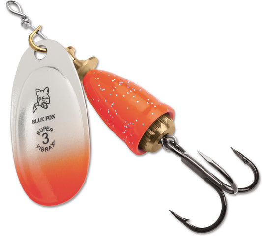 Blue Fox Classic Vibrax Orange Chartreuse Candyback 1/4oz