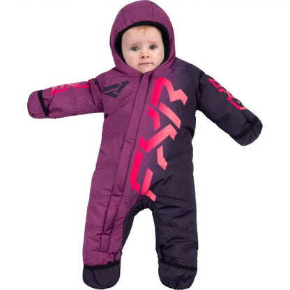 FXR CX Snowsuit Wine/Razz-Melon Fade Size 6-12 Months