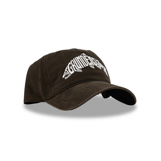 Grundens Salmon Eat Your Words Trucker Hat