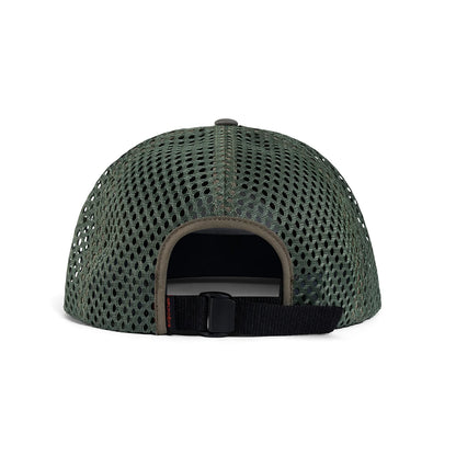 Grundens Stowaway Packable Trucker Hat Olive