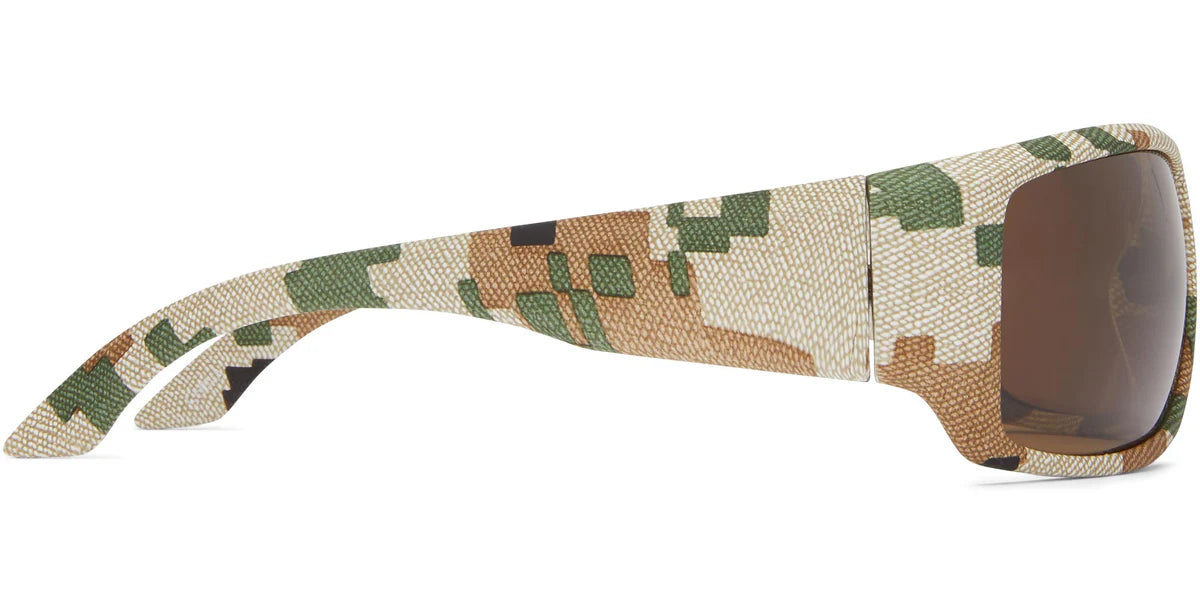 Fisherman Everglade Polarized Eyewear Digital Camo with Brown Lens