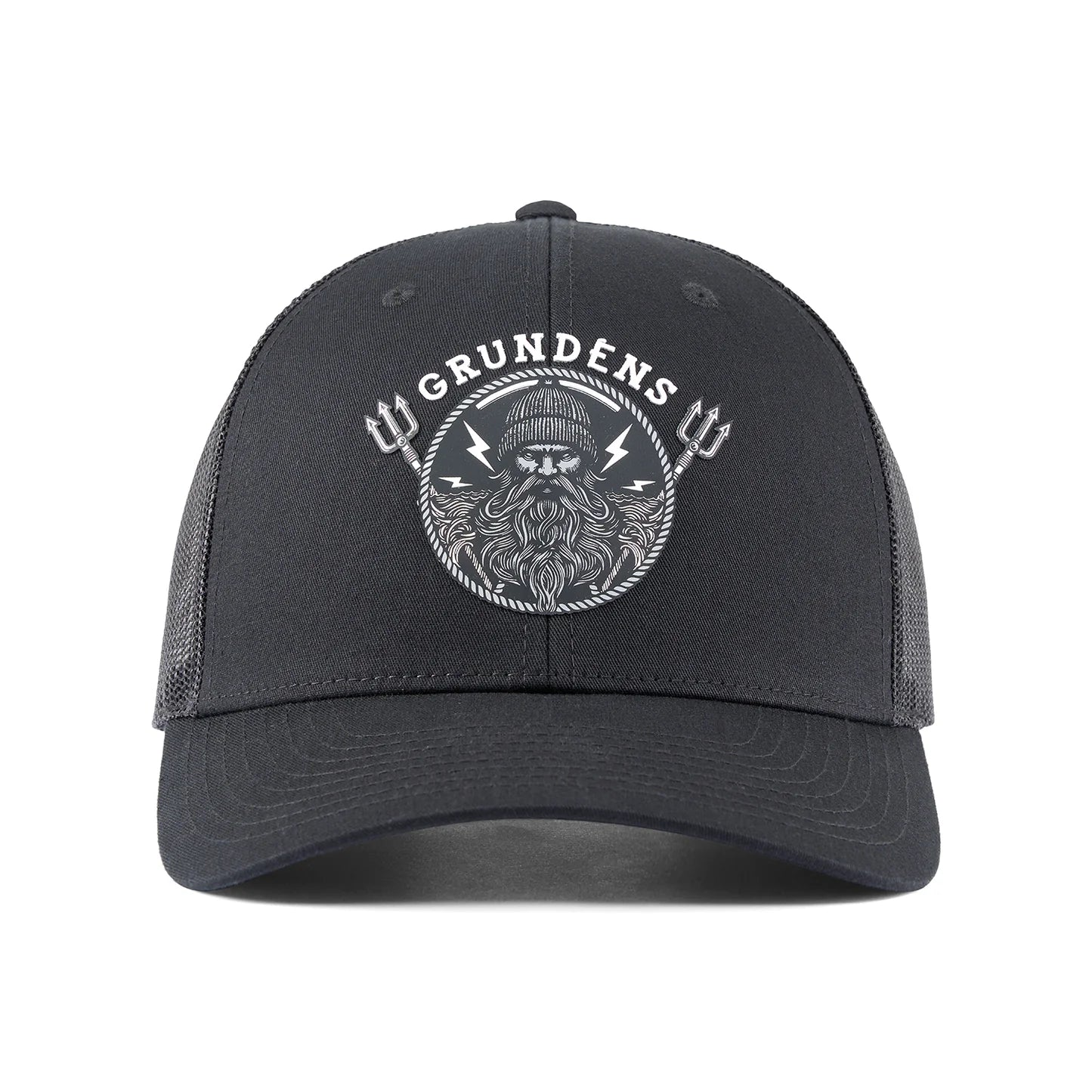 Grundens Sentinel of the Sea Trucker Hat Black