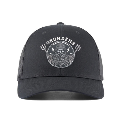 Grundens Sentinel of the Sea Trucker Hat Black