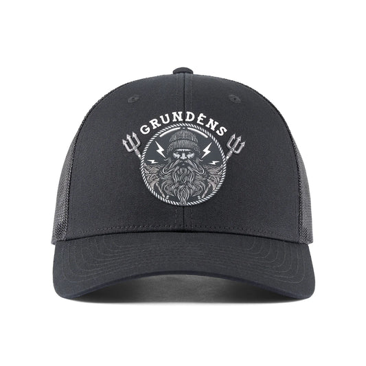 Grundens Sentinel of the Sea Trucker Hat Black