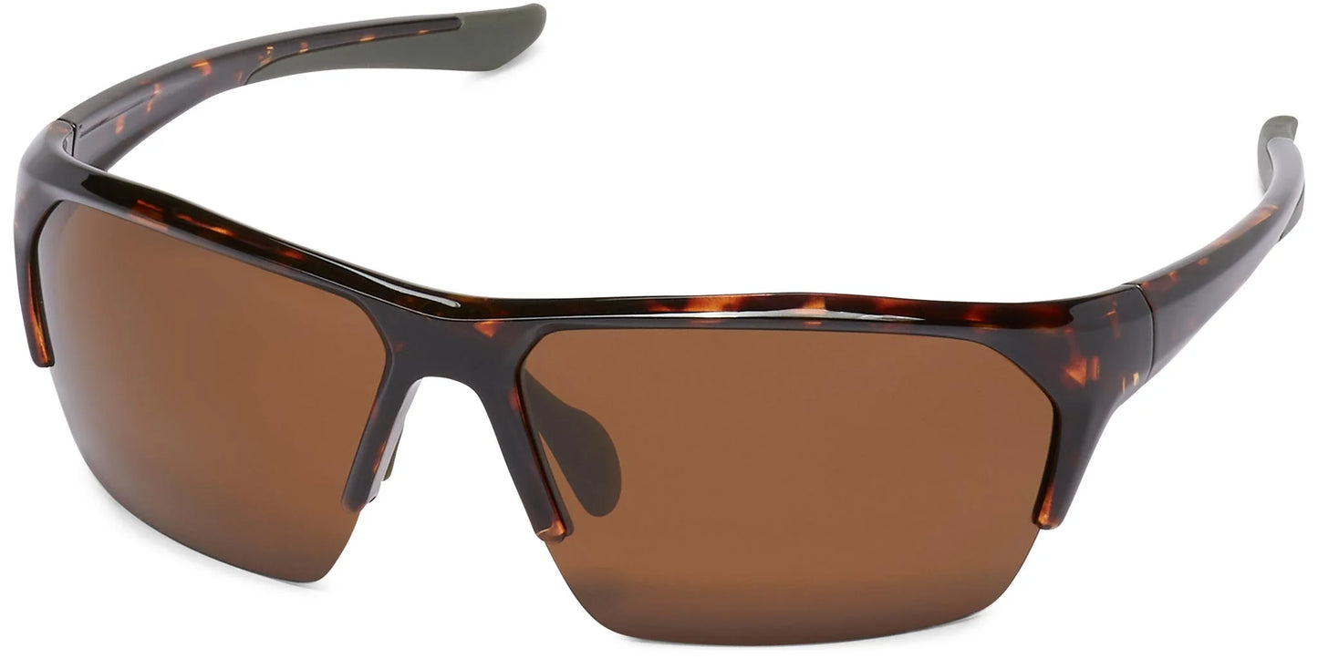 Fisherman Ranger Polarized Eyewear Tortoise with Brown Lens