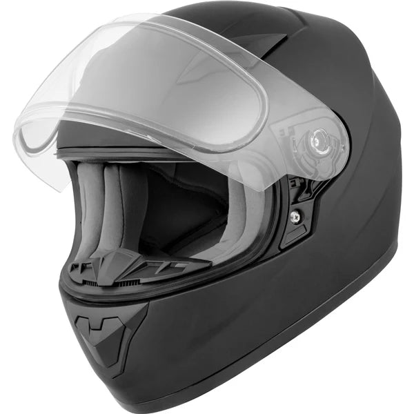 CKX RR519Y Helmet DS Solid Matte Black Children's Size L