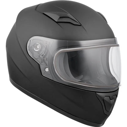 CKX RR519Y Helmet DS Solid Matte Black Children's Size L