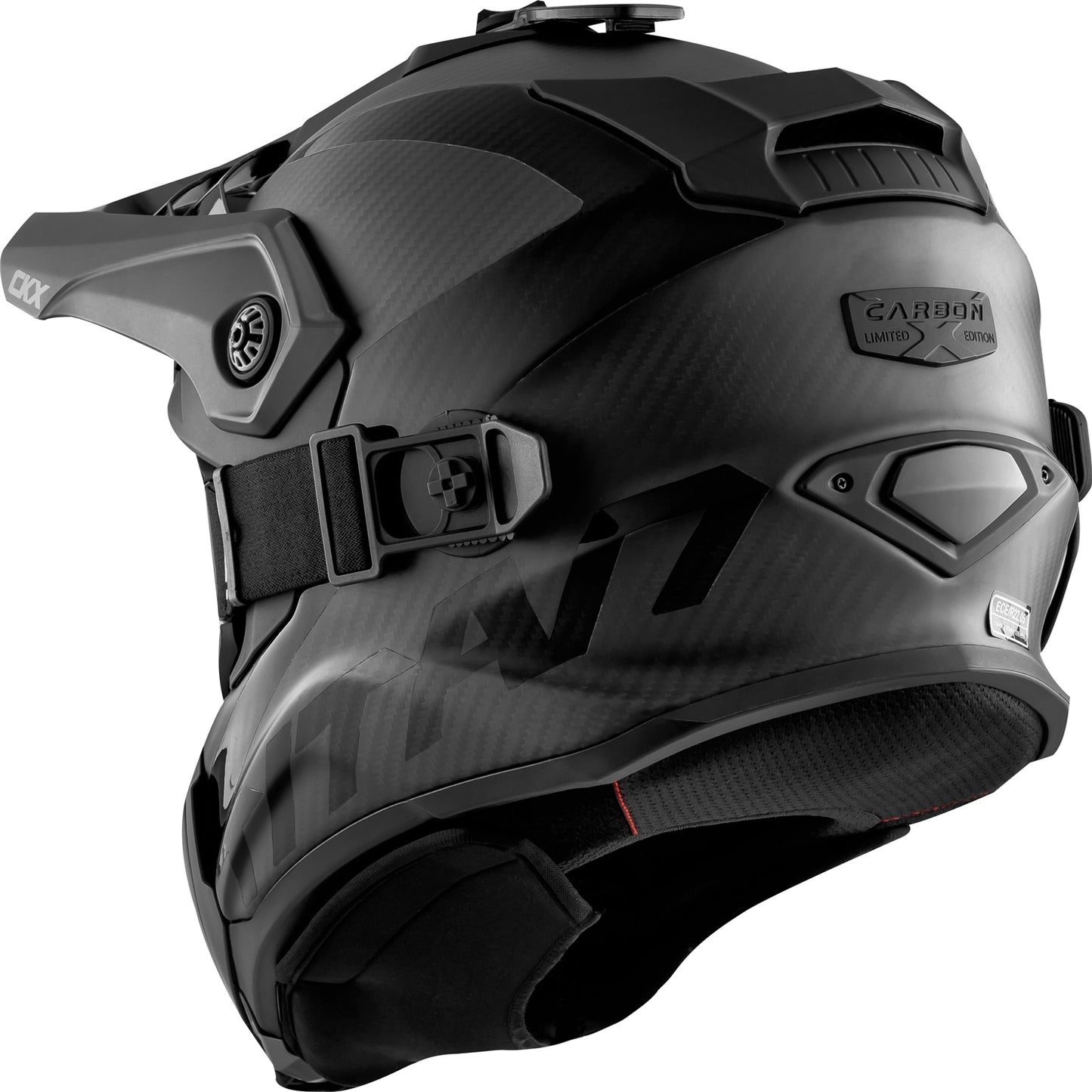 CKX Titan Helmet Electric Dual Lens Solid Glossy Black Size XL