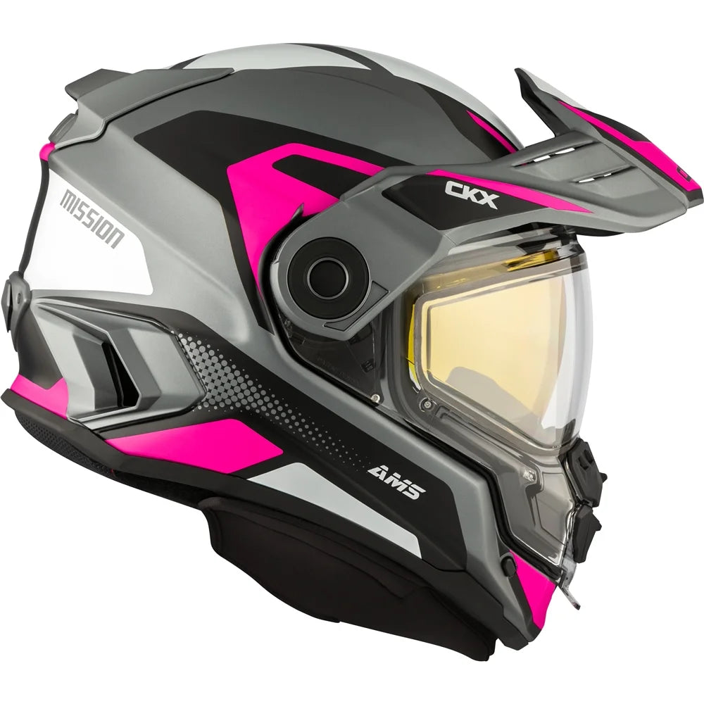 CKX Mission Optic Helmet AMS DS Matte Pink Size S