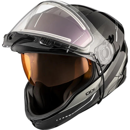 CKX Contact Artik Helmet Electric Double Shield Gray Size M