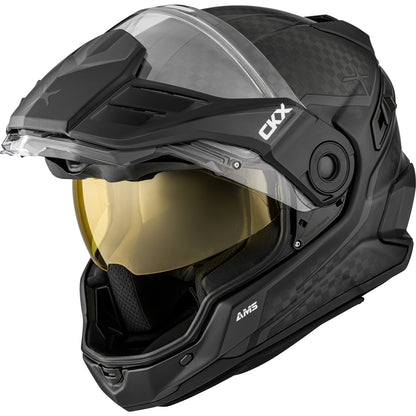 CKX Mission Helmet Carbon Fury DS Matte Grey Size XL