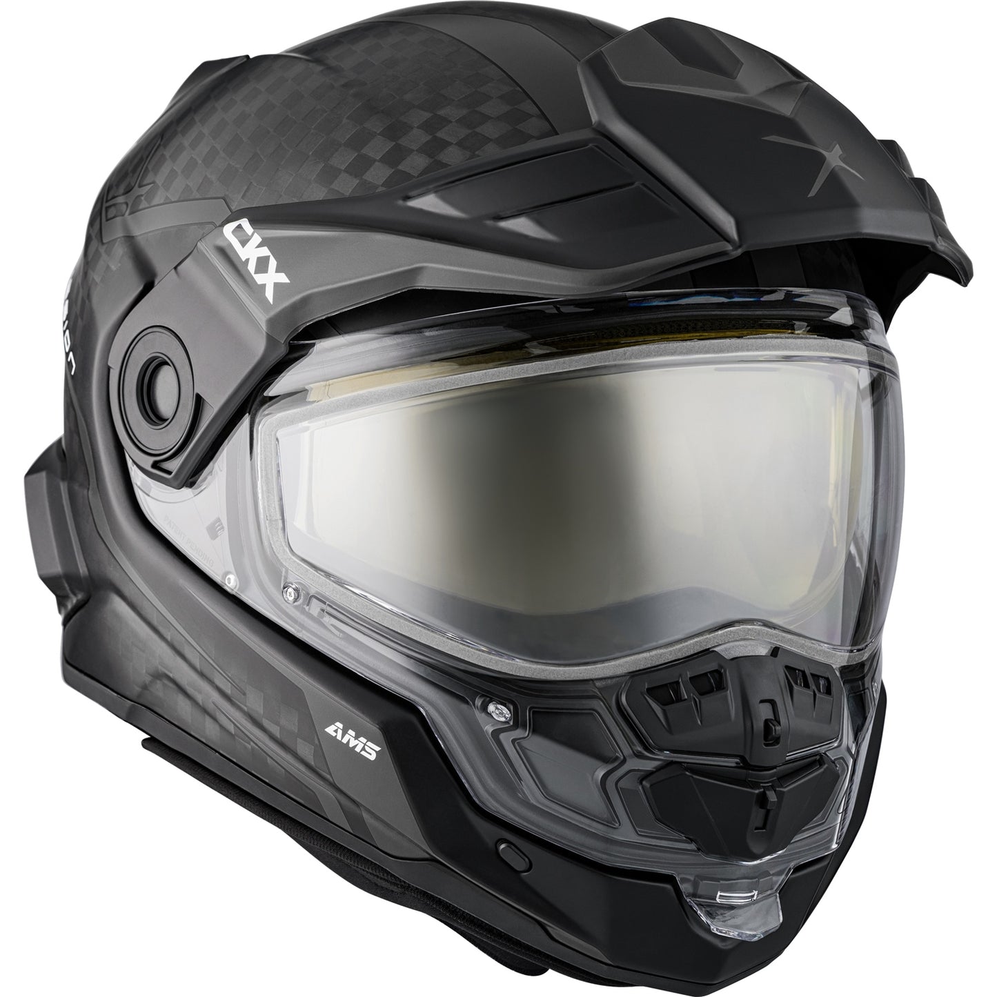 CKX Mission Helmet Carbon Fury DS Matte Grey Size XL