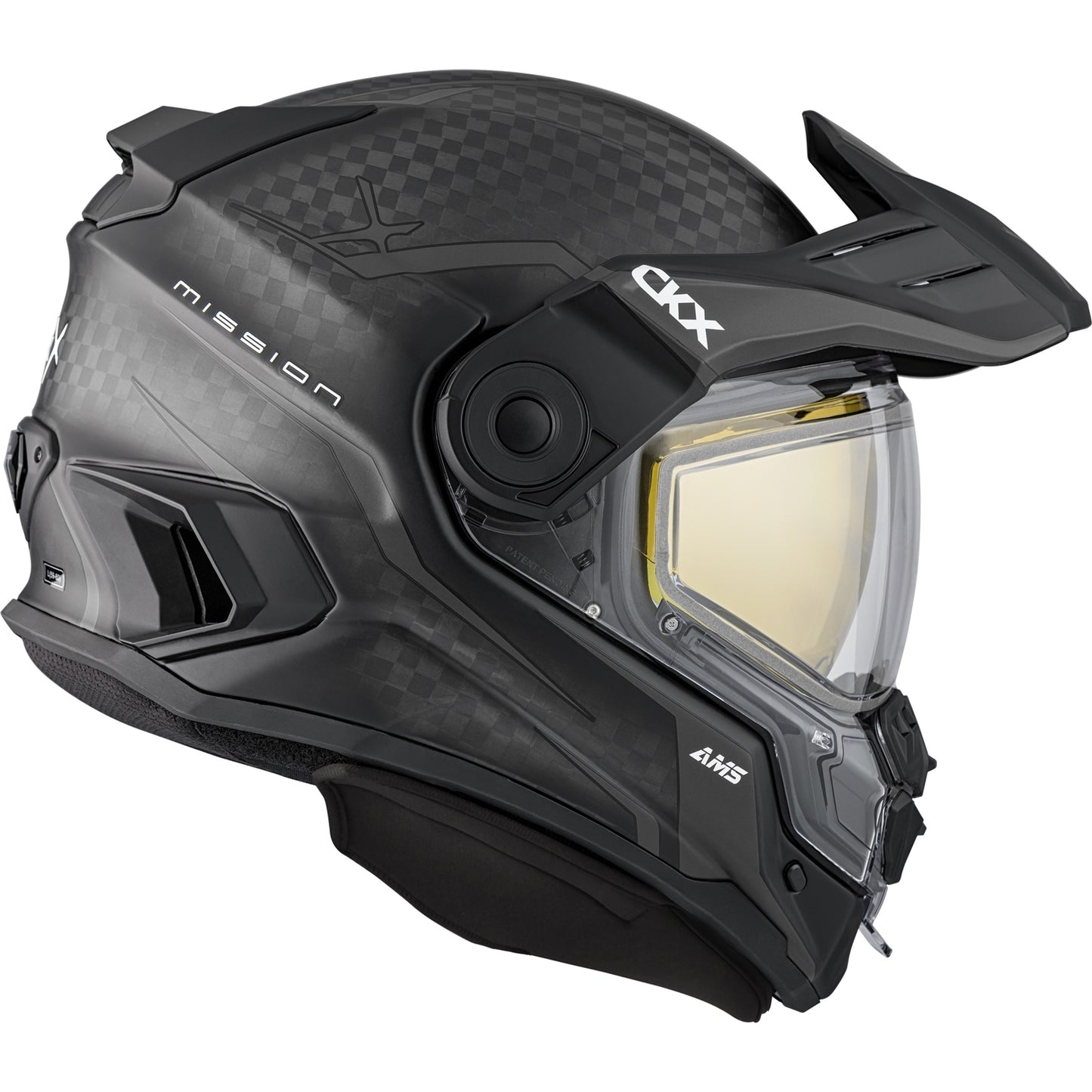 CKX Mission Helmet Carbon Fury DS Matte Grey Size XL