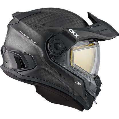 CKX Mission Helmet Carbon Fury DS Matte Grey Size XL