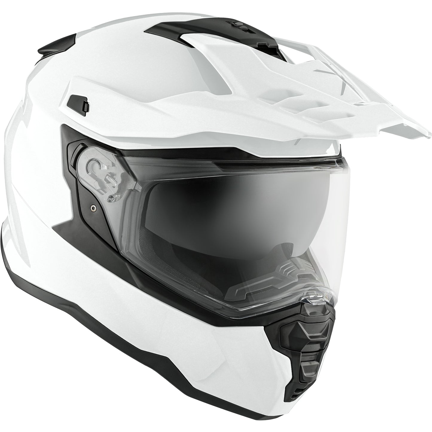 CKX DS24 Dual Sport Helmet Glossy Pearly White Size 2XL