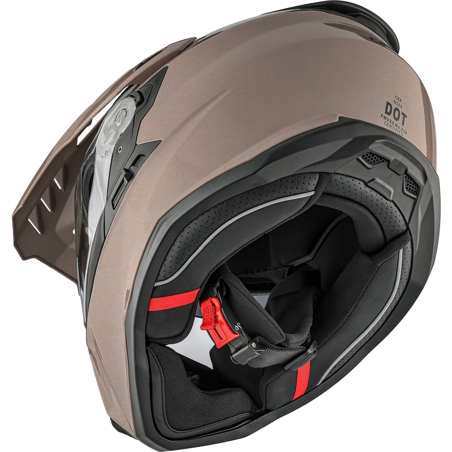 CKX DS24 Dual Sport Helmet Glossy Caribou Size S