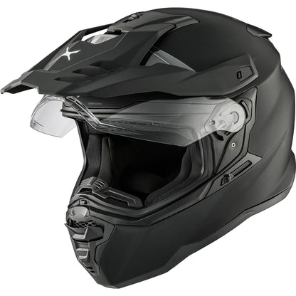 CKX DS24 Dual Sport Helmet Double Shield Matte Black Size XL