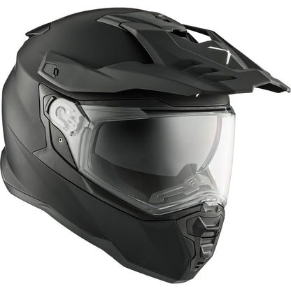 CKX DS24 Dual Sport Helmet Double Shield Matte Black Size XL