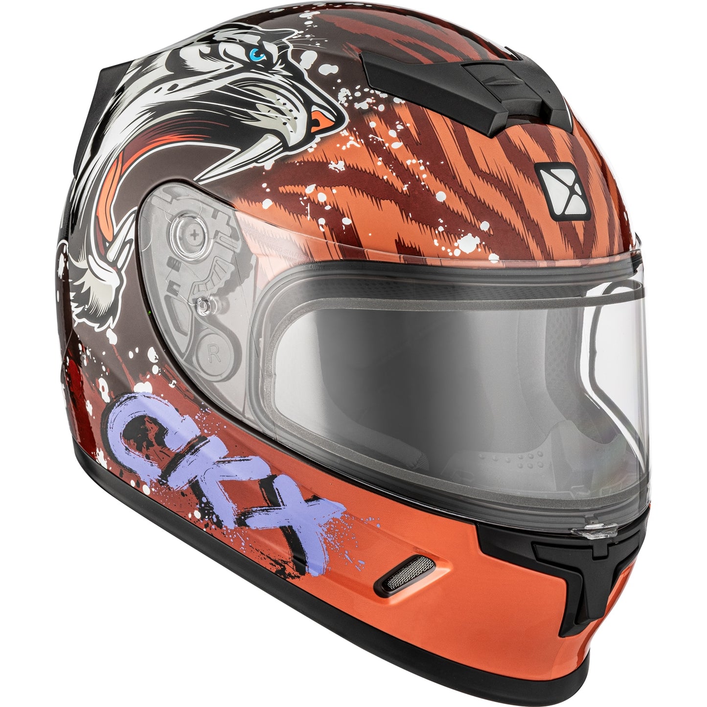 CKX RR24Y Helmet DL Amur Tawny Glossy Size XL