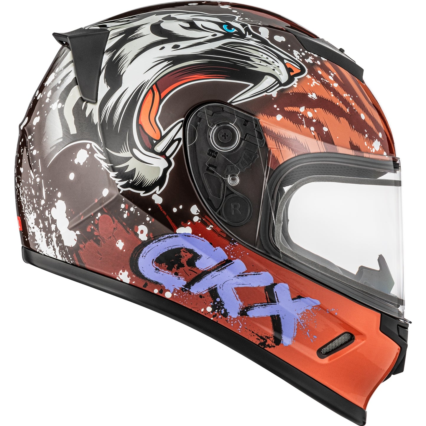 CKX RR24Y Helmet DL Amur Tawny Glossy Size XL