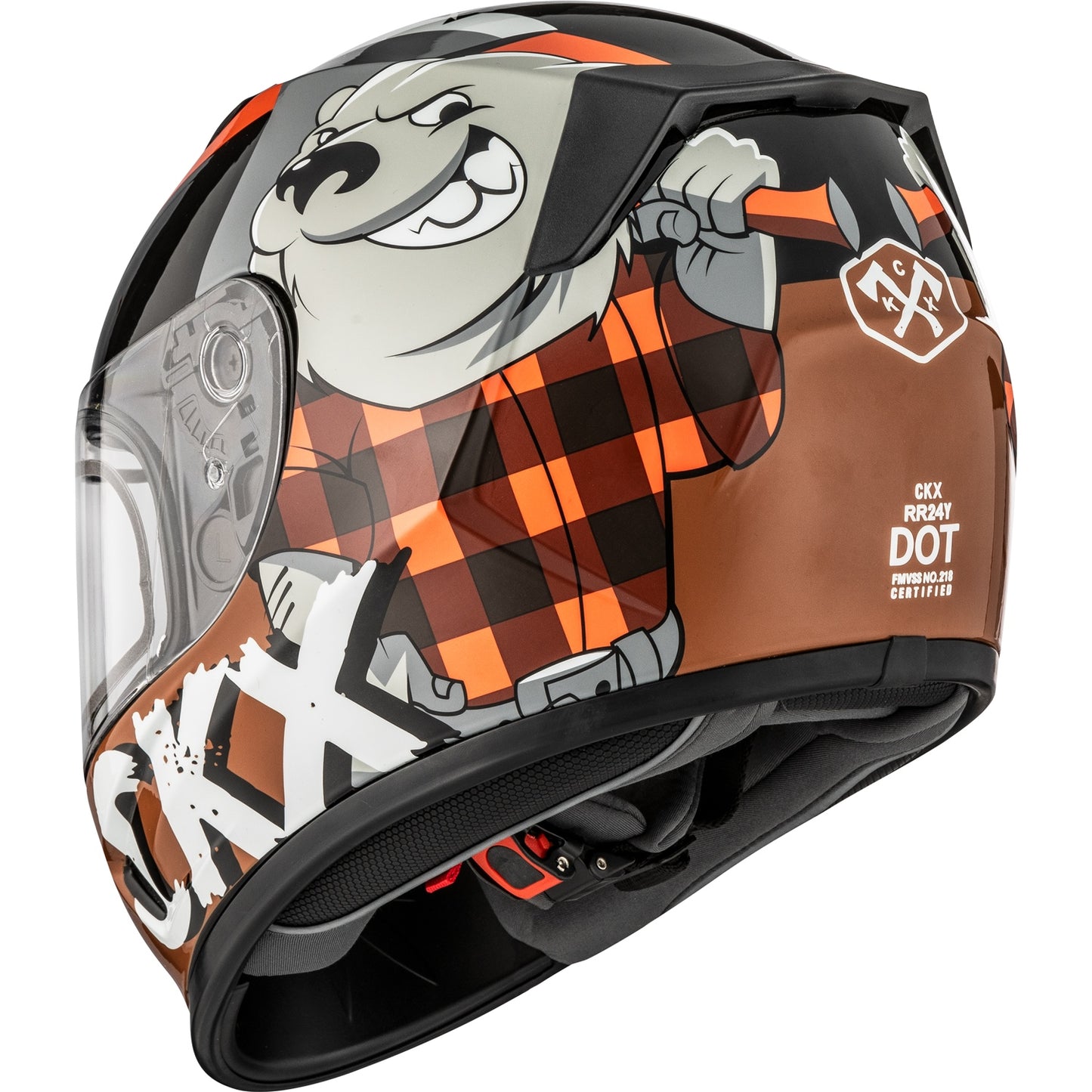 CKX RR24Y Helmet DL Lumberjack Size XL