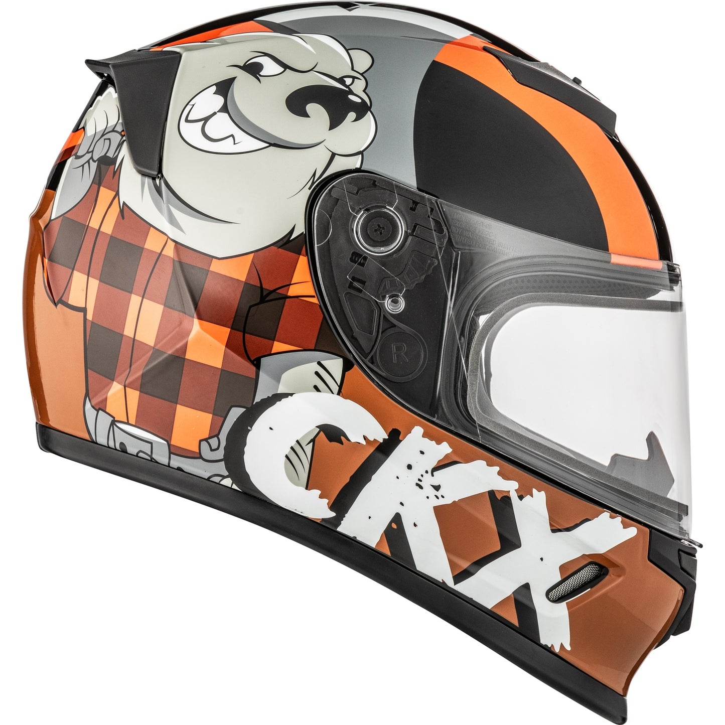 CKX RR24Y Helmet DL Lumberjack Size XL