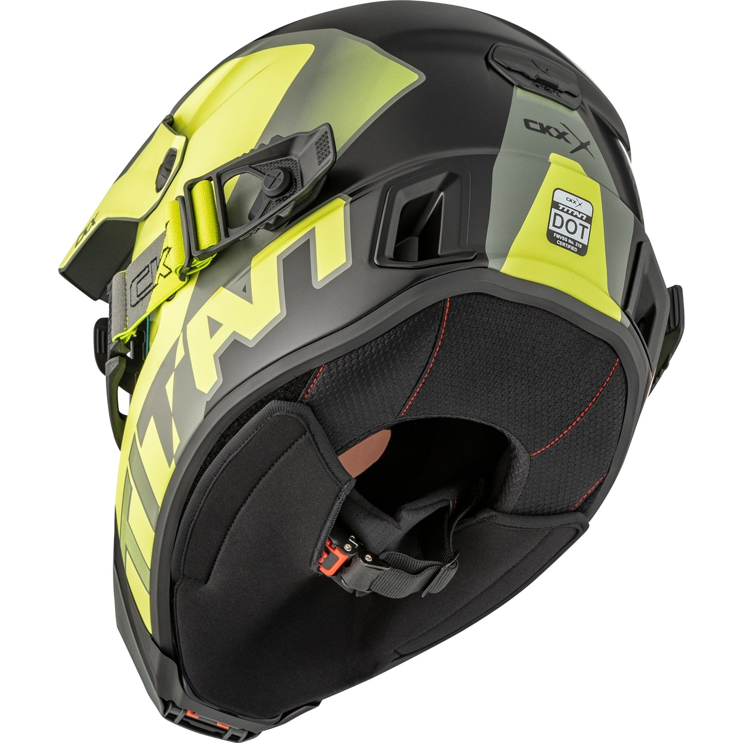 CKX Titan AMS DL Helmet Nunavut Matte Lime Size L