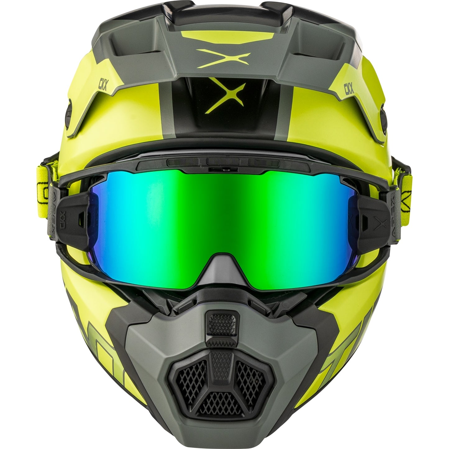 CKX Titan AMS DL Helmet Nunavut Matte Lime Size L