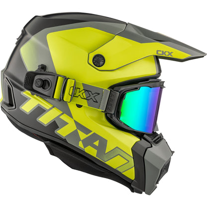 CKX Titan AMS DL Helmet Nunavut Matte Lime Size L