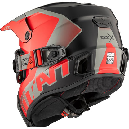CKX Titan AMS DL Helmet Nunavut Matte Red Size XL