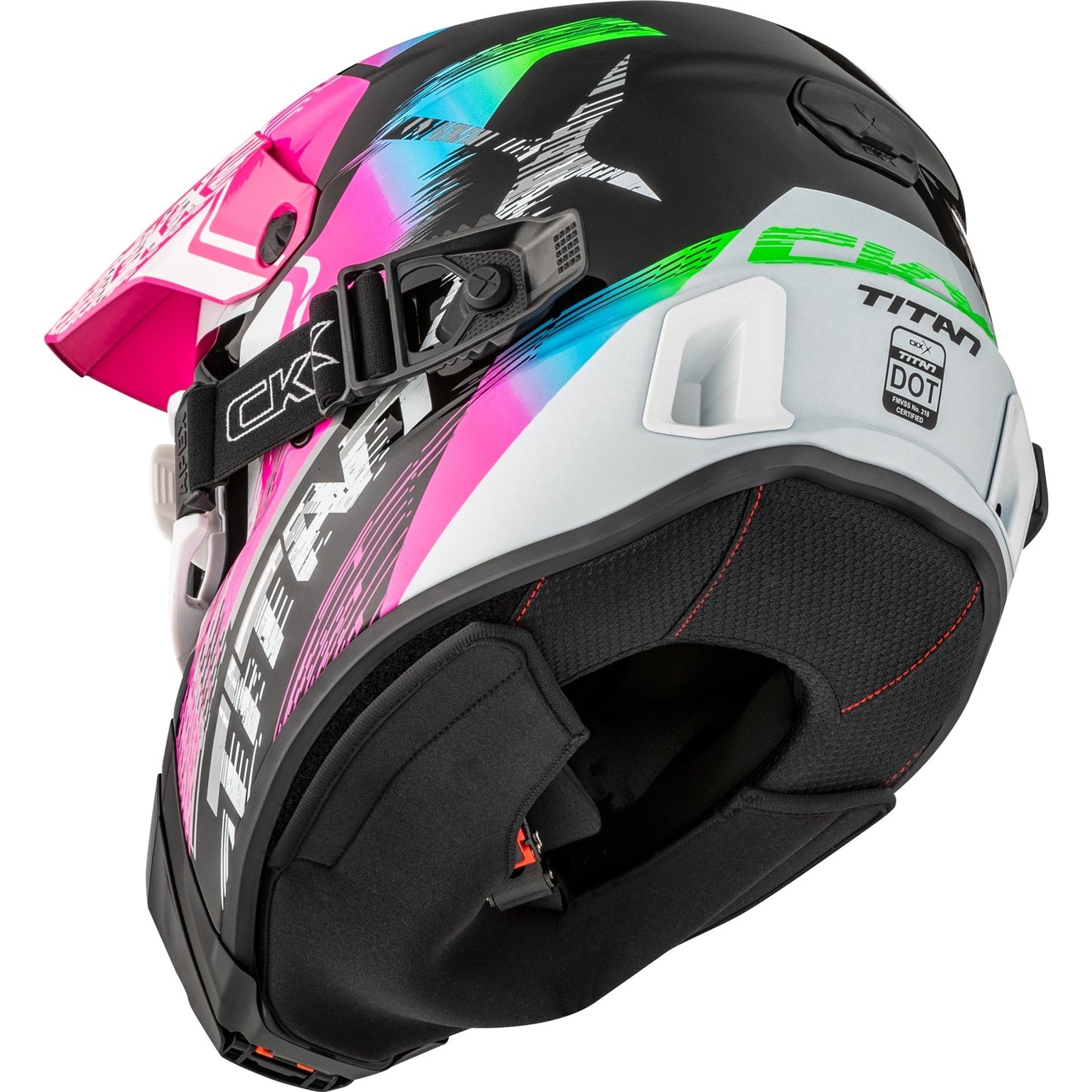 CKX Titan AMS Helmet DL Concordia Glossy Pink Size M
