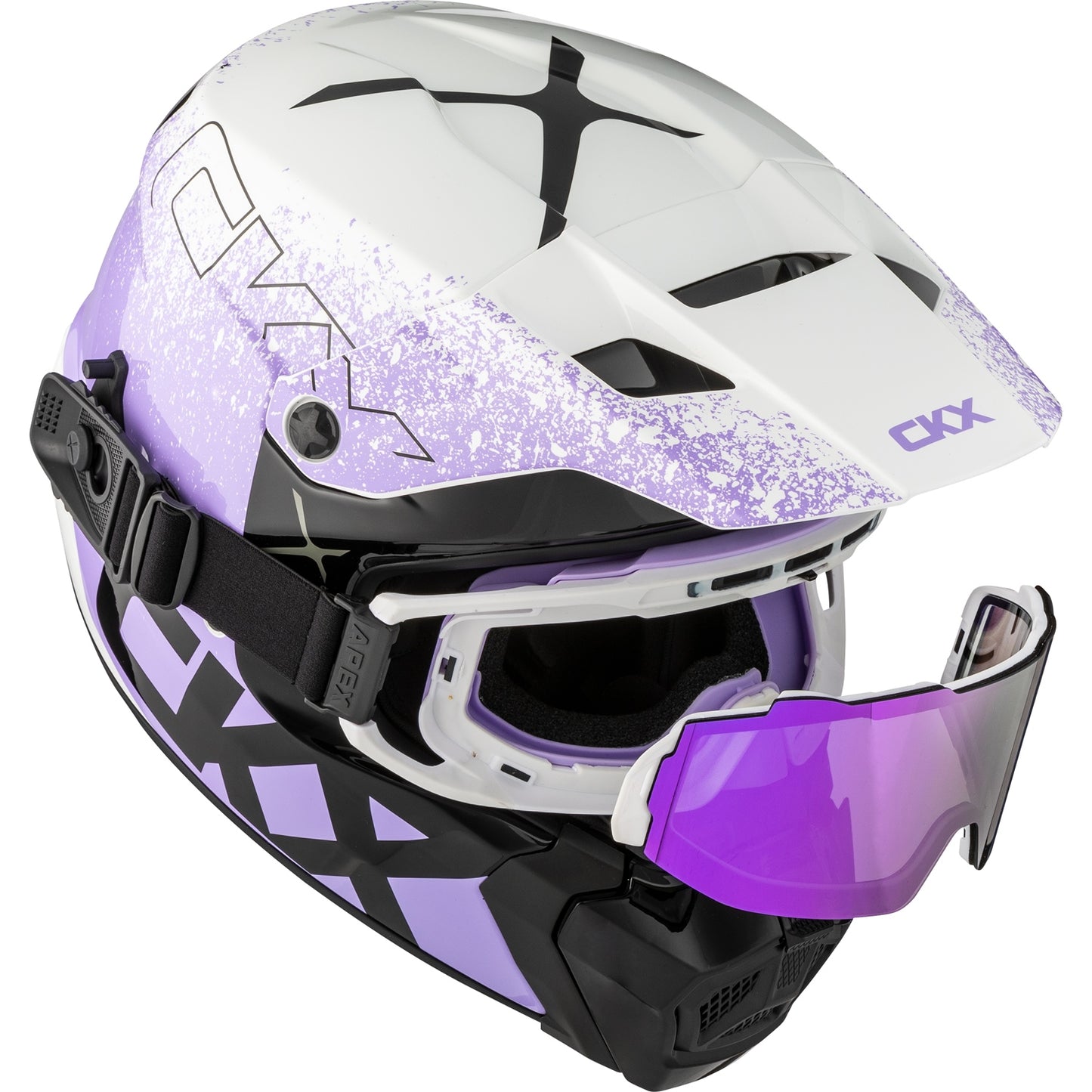 CKX Titan AMS Helmet DL Vaneer Glossy Purple Size L