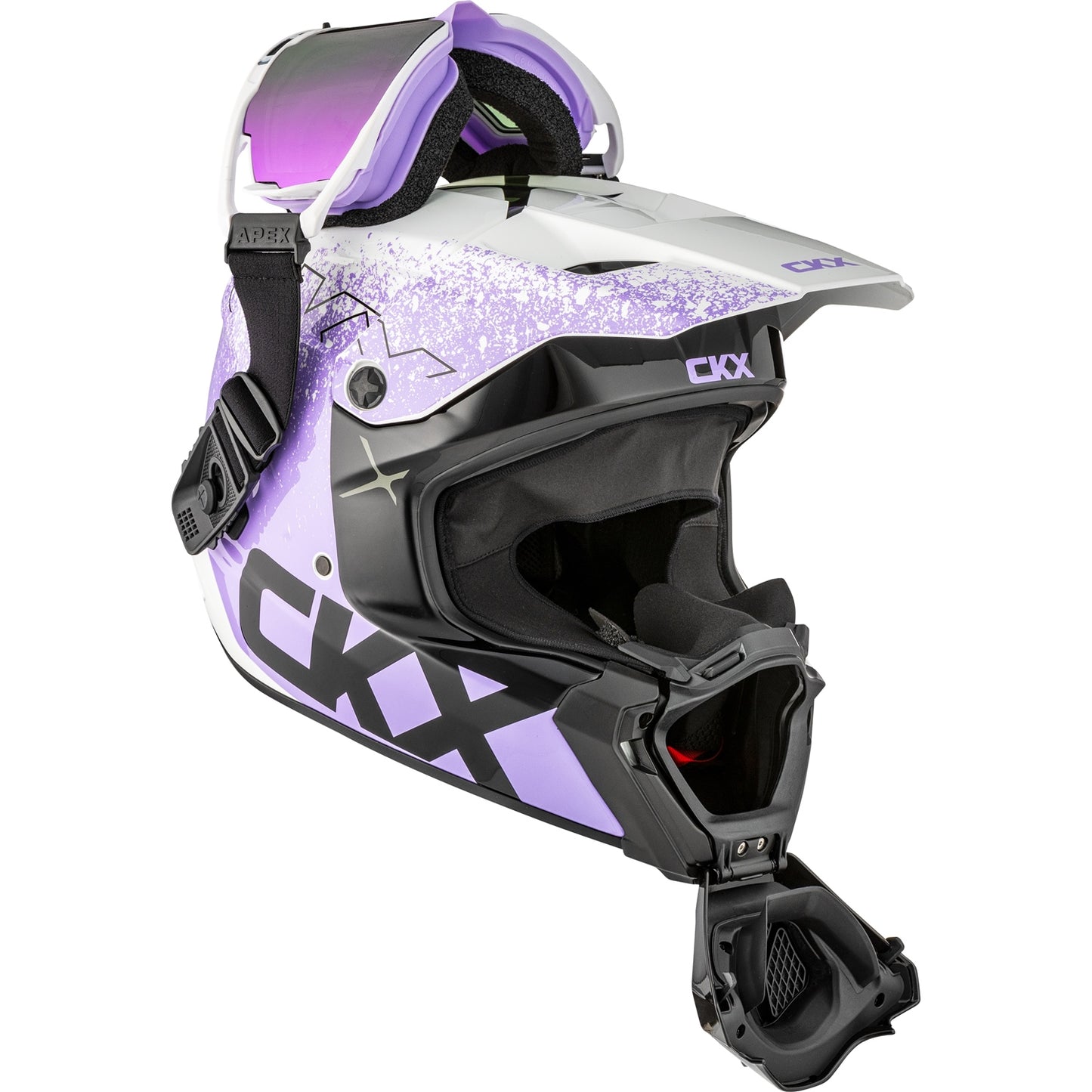 CKX Titan AMS Helmet DL Vaneer Glossy Purple Size L