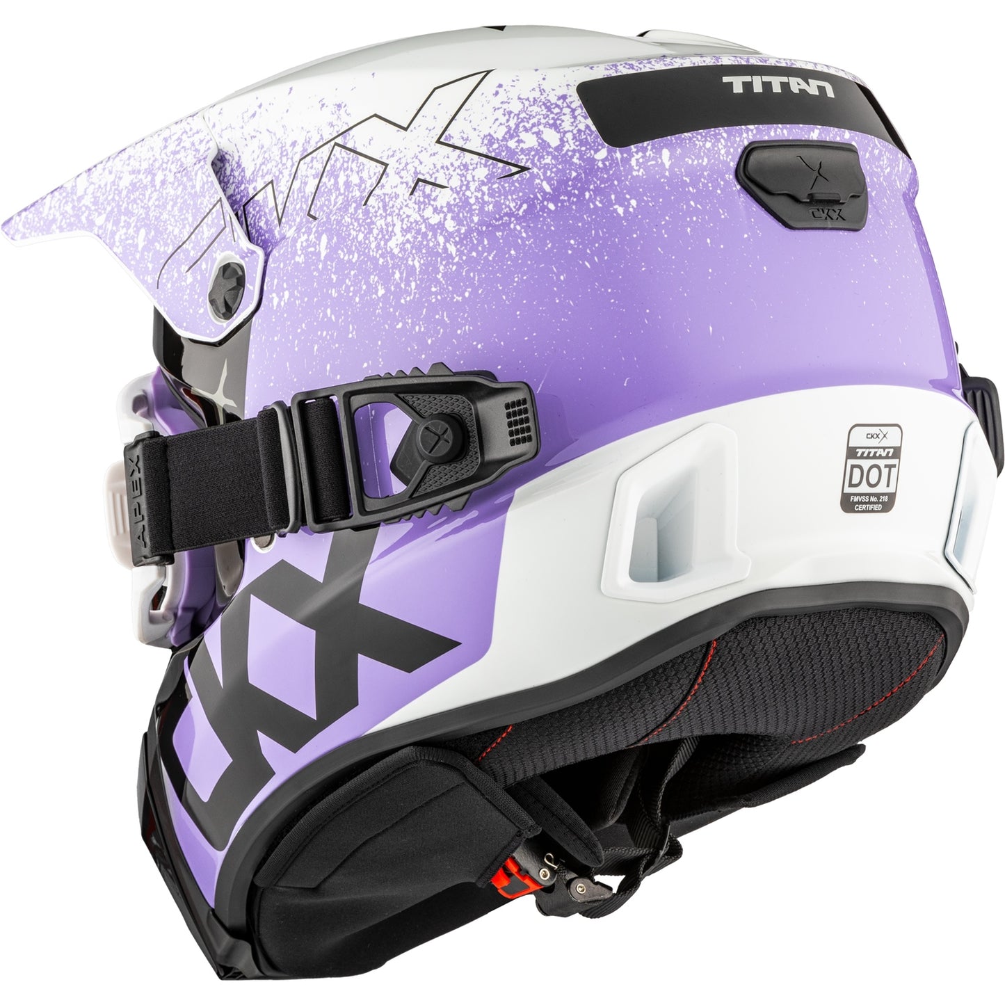 CKX Titan AMS Helmet DL Vaneer Glossy Purple Size L