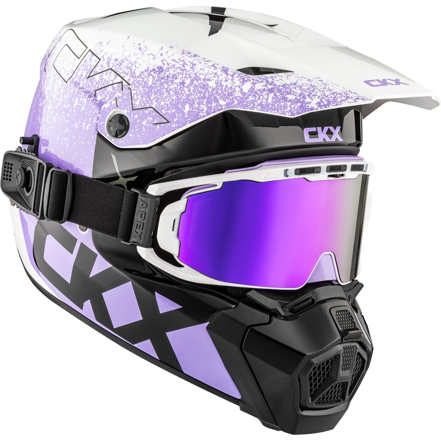 CKX Titan AMS Helmet DL Vaneer Glossy Purple Size L