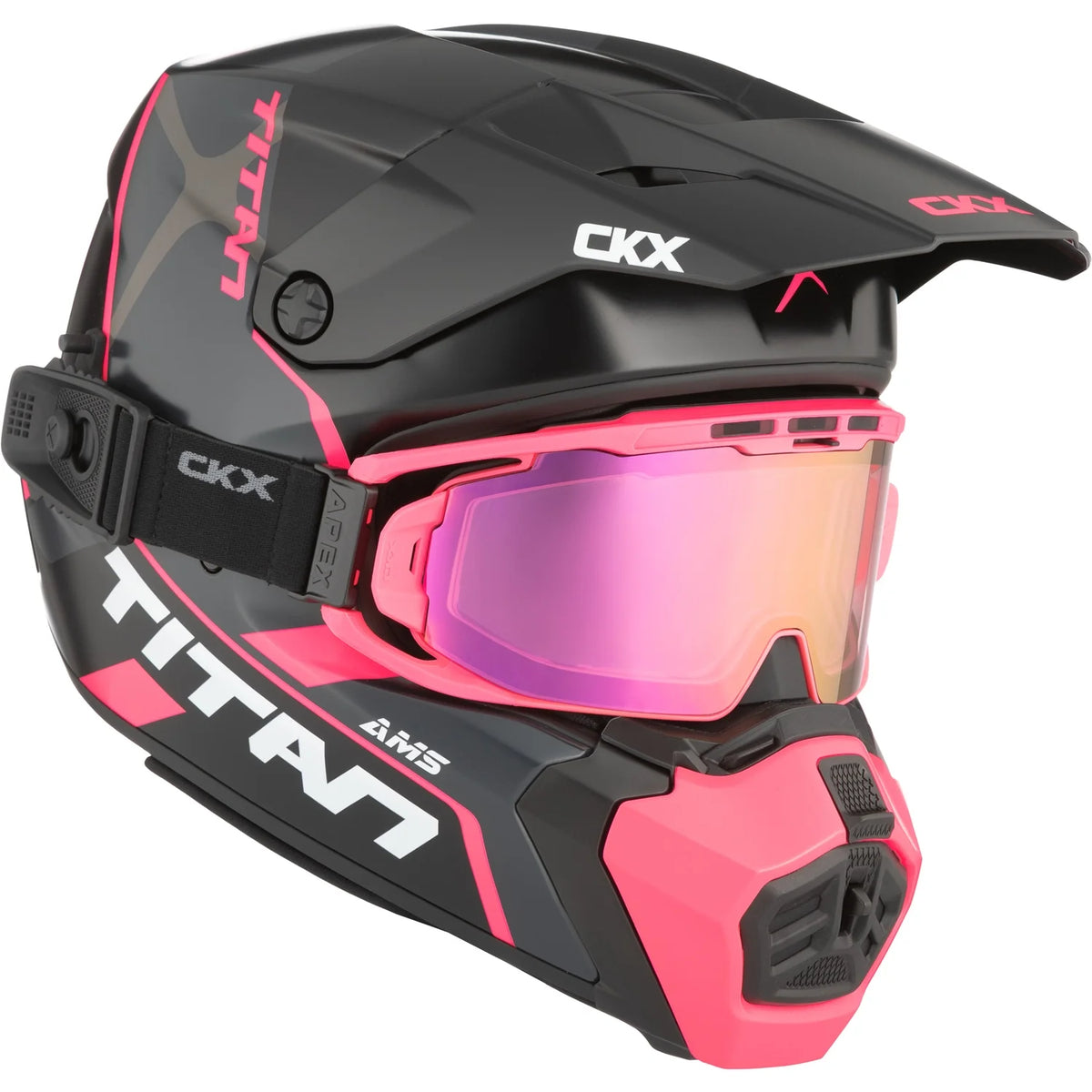 CKX Titan AMS Conrod Snowmobile Helmet with Double Lens