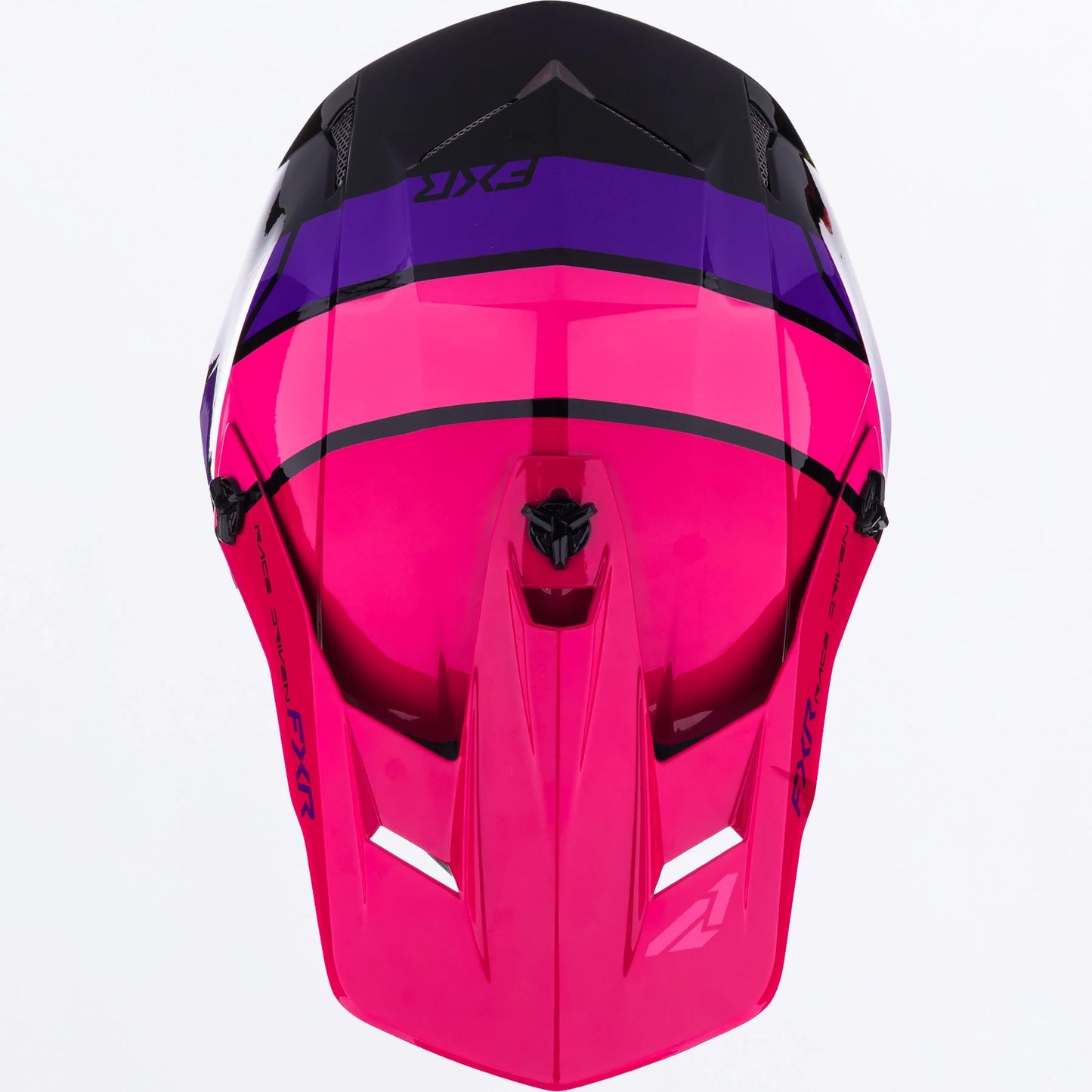 FXR Clutch Comp MX Helmet Black/Razz Size L