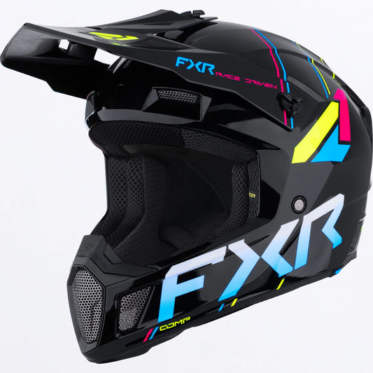 FXR Clutch Comp MX Helmet Rave Size XL
