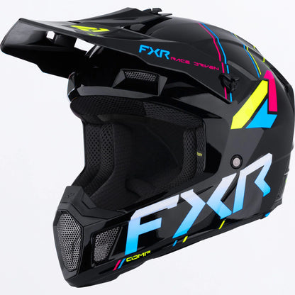 FXR Clutch Comp MX Helmet Rave Size L