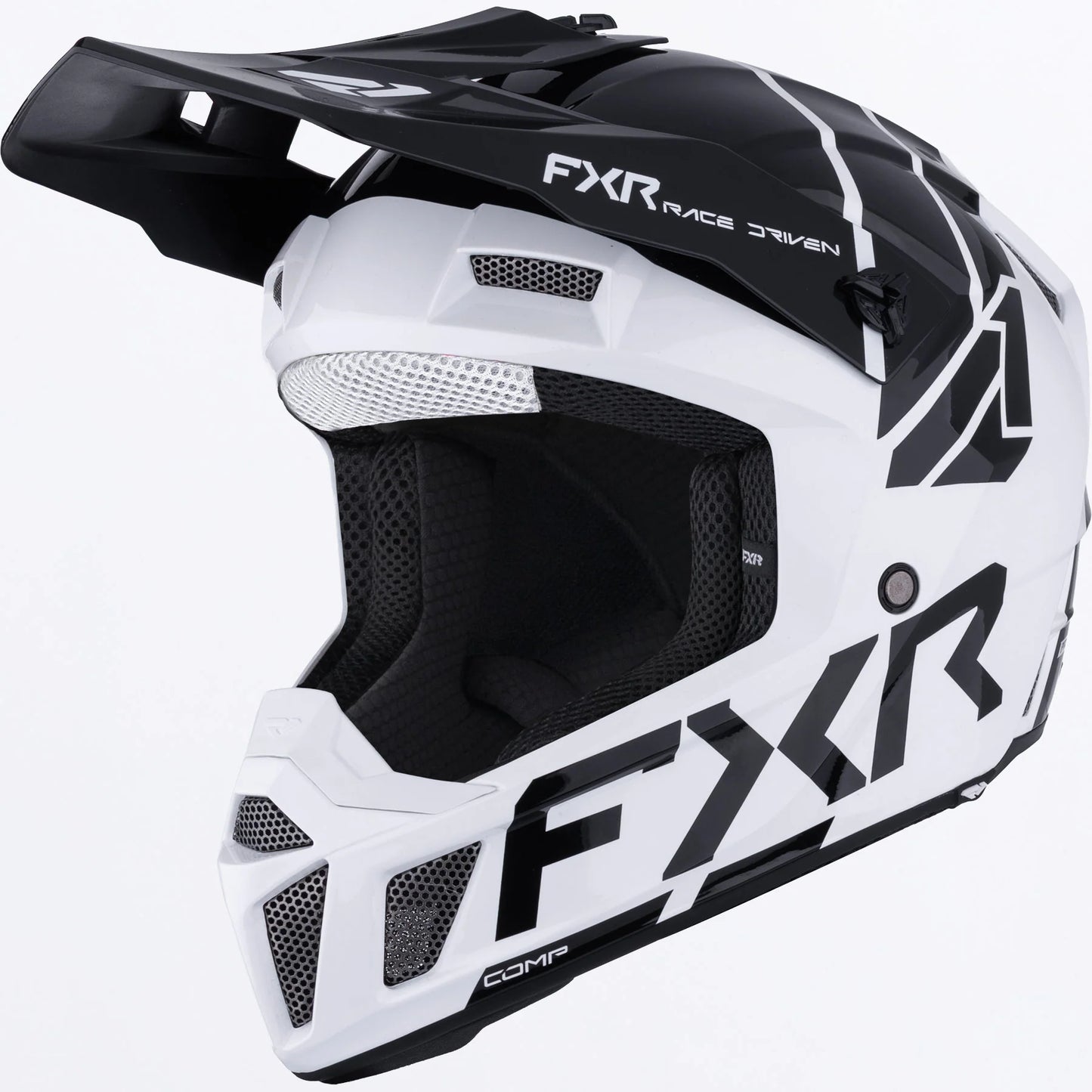 FXR Clutch MX Helmet Youth's White/Black Size M