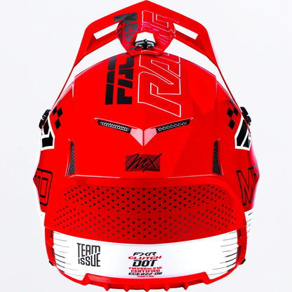 FXR Clutch MX Helmet Youth's Red Size XL