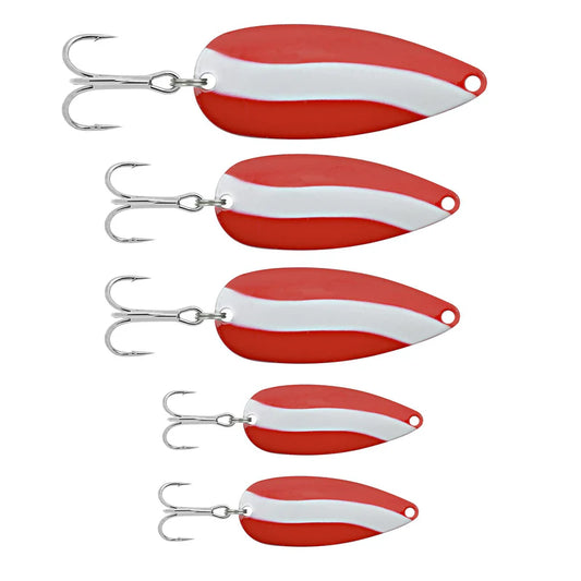 South Bend Red&White Spoons 5pk